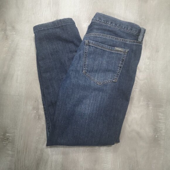 Eddie Bauer Ladies Boyfriend Fit Medium Wash Relaxed Leg Lined Jeans - Picture 3 of 16